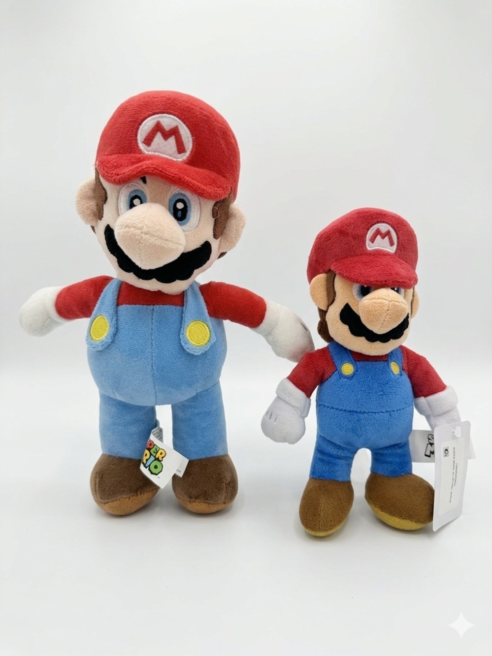 Super Mario Mario Plush Lot Of 2 Nintendo Jakks Pacific Stuffed Toys 2021